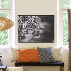 Atmosphera Toiles, Tableaux*Toile encadrée "Animaux" Blanc