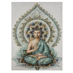Atmosphera Toiles, Tableaux*Toile encadrée "Bouddha" Boisnaturel