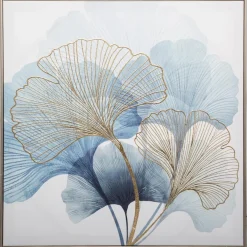 Atmosphera Toiles, Tableaux*Toile encadrée "Ginkgo" Noir