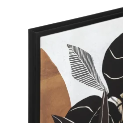 Atmosphera Toiles, Tableaux*Toile encadrée "Plante" Beige
