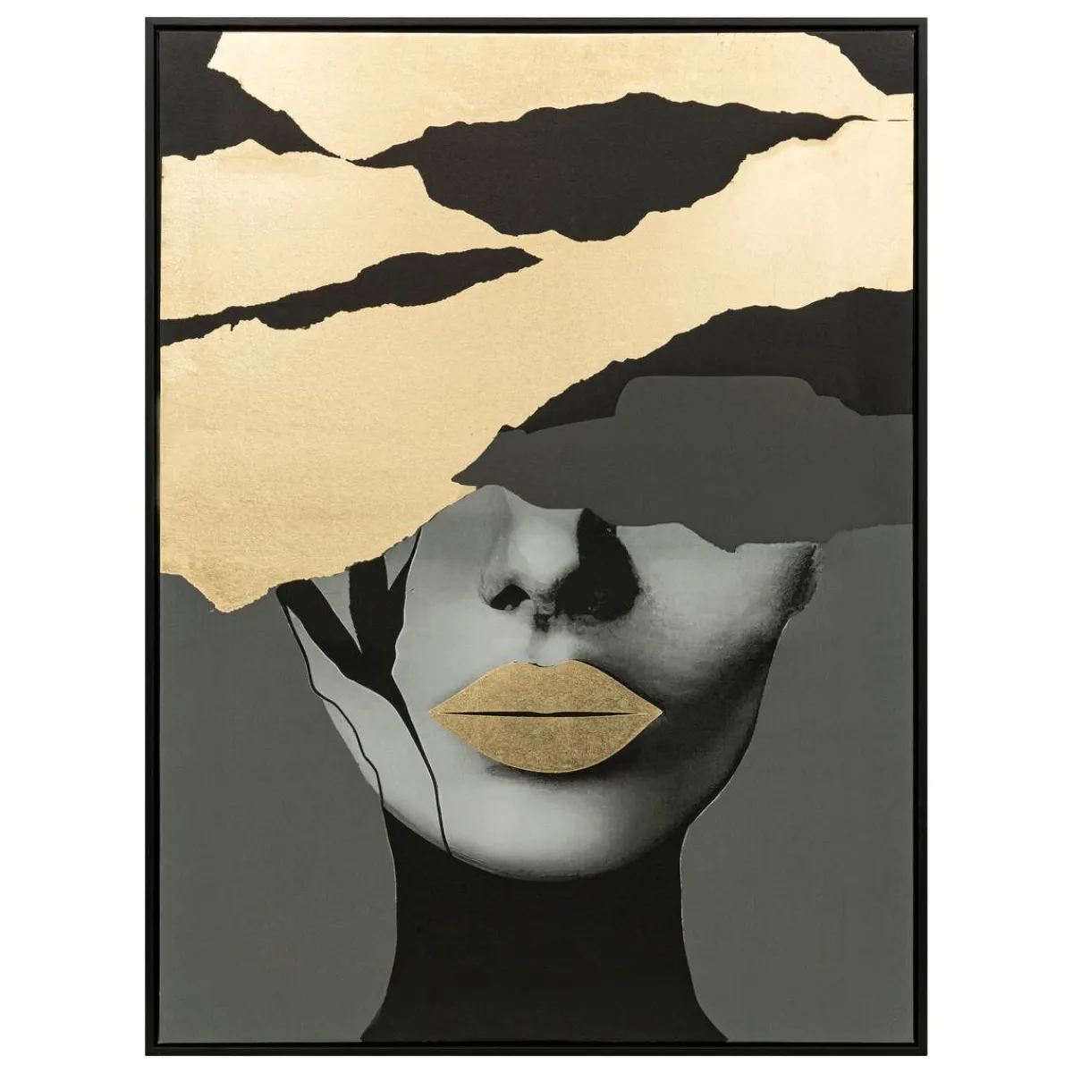 Atmosphera Toiles, Tableaux*Toile imprimée encadrée "Anaelle" Vert