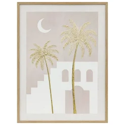 Atmosphera Toiles, Tableaux*Toile imprimée encadrée "Melinda" Boisnaturel