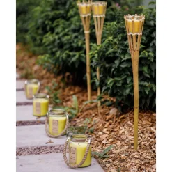 Atmosphera Décoration D'Extérieur*Torche bougie parfumée Beige