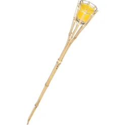 Atmosphera Décoration D'Extérieur*Torche bougie parfumée Beige