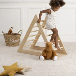 Atmosphera Peluches, Jouets|Sélection Montessori*Triangle d'escalade enfant Bleu