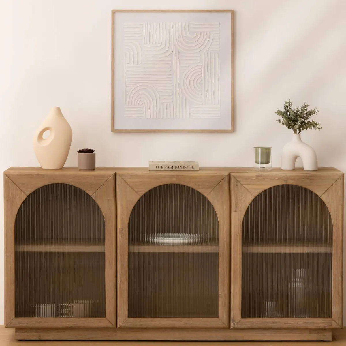 Atmosphera Vases*Vase arc "Asy" Argent