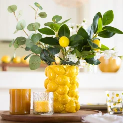 Atmosphera Vases*Vase citron "Yuca" Transparent