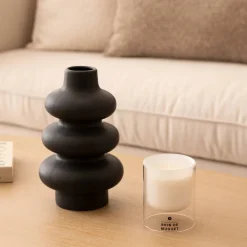 Atmosphera Vases*Vase céramique "Clothilde" Blanc