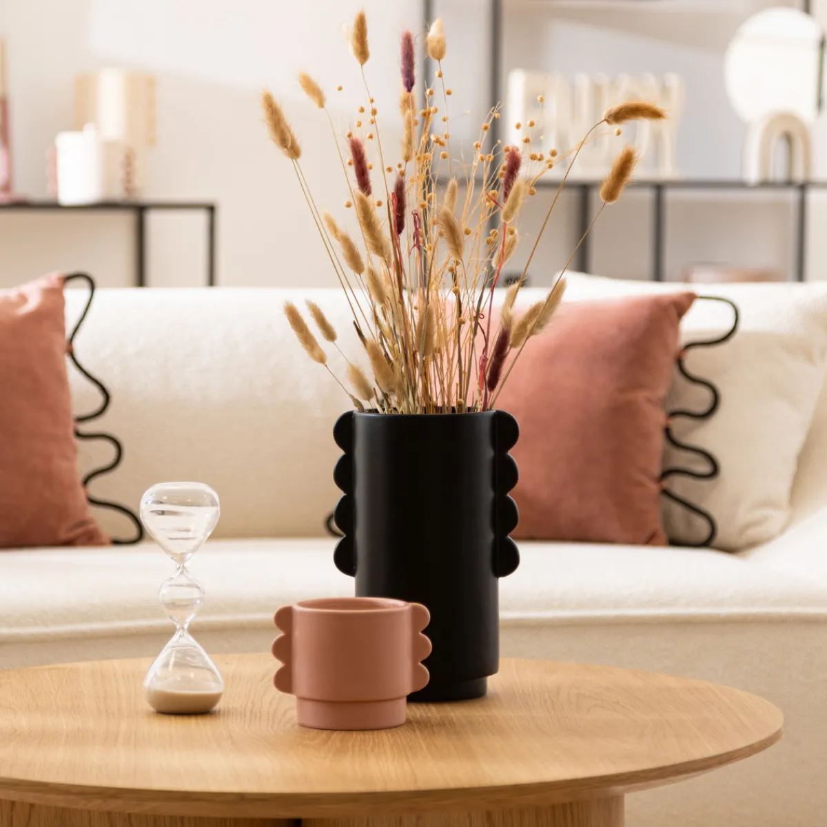 Atmosphera Vases*Vase céramique "Hind" Marron