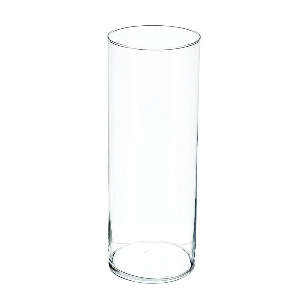 Atmosphera Vases*Vase cylindre, verre NoiretBlanc