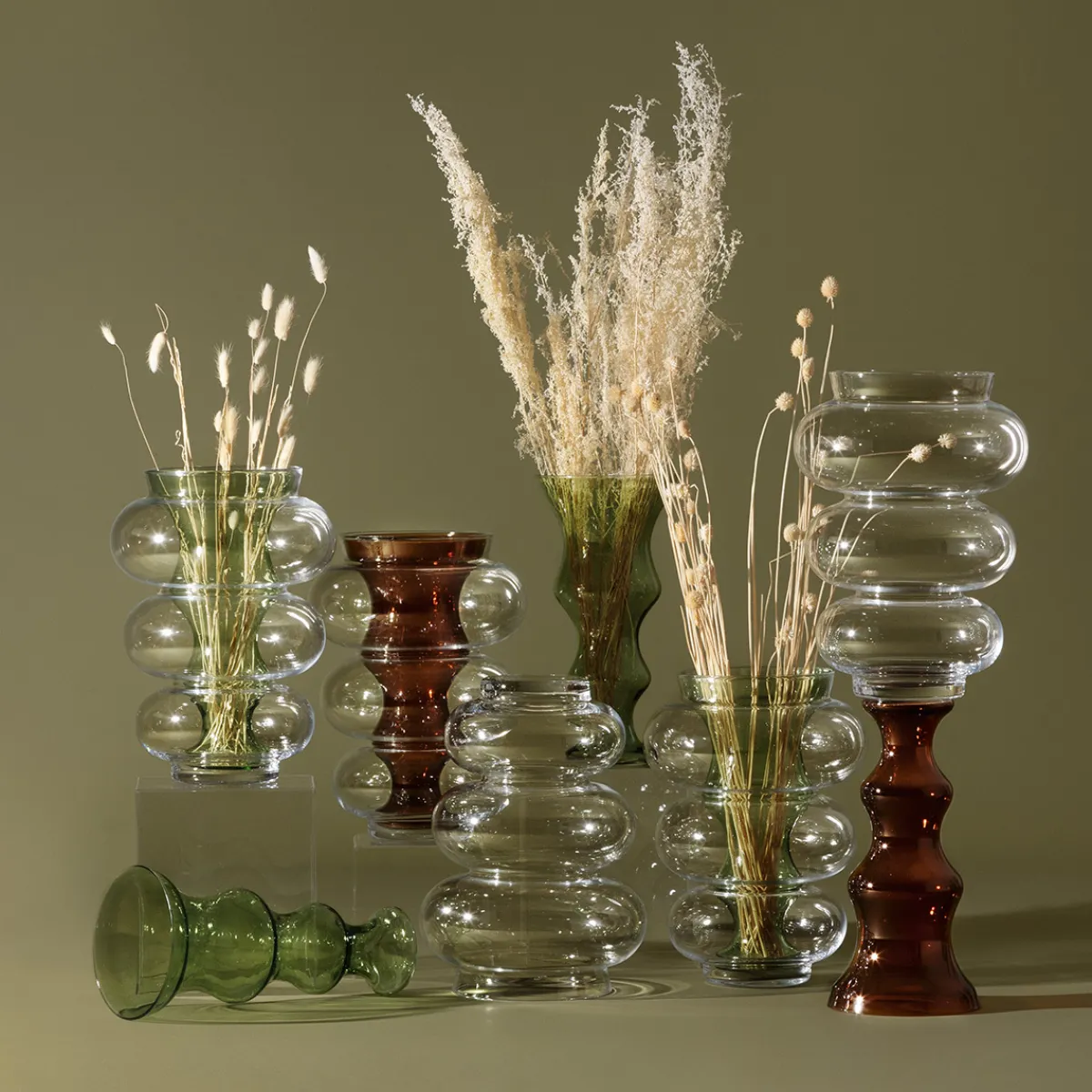 Atmosphera Vases*Vase « Double » x matali crasset Ambre
