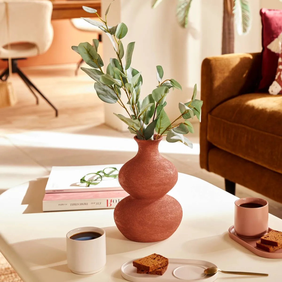 Atmosphera Vases*Vase "Ezia" Jaune