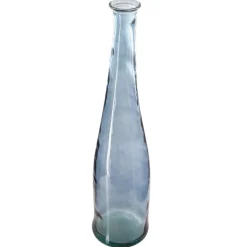 Atmosphera Vases*Vase long, verre recyclé Beige