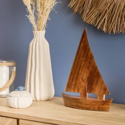 Atmosphera Vases*Vase strié "Fernan" Roseclair