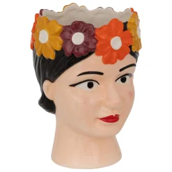Atmosphera Vases*Vase tête de femme "Yuca" Noir