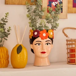 Atmosphera Vases*Vase tête de femme "Yuca" Noir