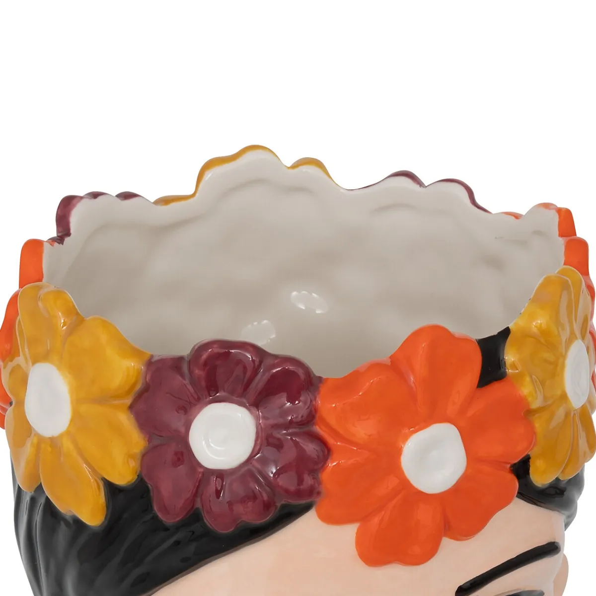 Atmosphera Vases*Vase tête de femme "Yuca" Noir
