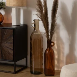 Atmosphera Vases*Vase verre bouteille "Yana" Marron