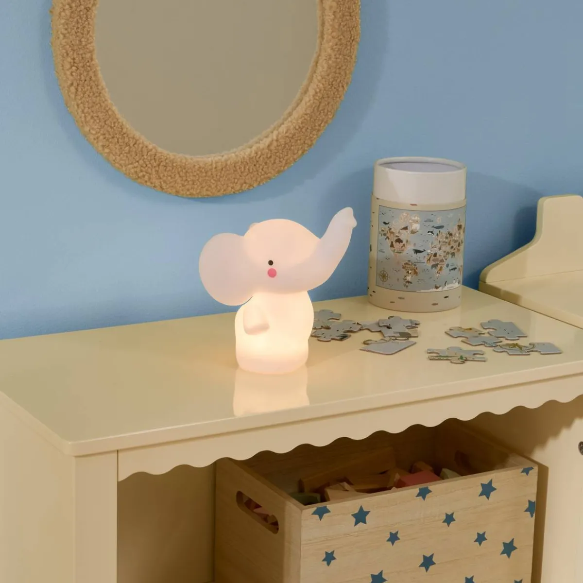 Atmosphera Veilleuses*Veilleuse enfant "Softy" Multicolore