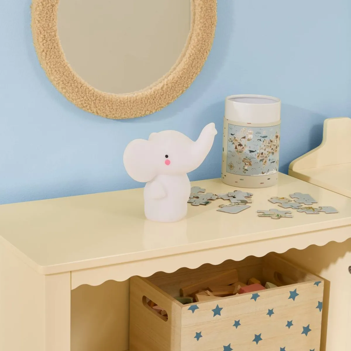 Atmosphera Veilleuses*Veilleuse enfant "Softy" Multicolore