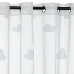 Atmosphera Rideaux Enfant*Voilage enfant "Nuage" Blanc