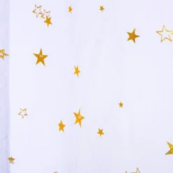Atmosphera Rideaux Enfant*Voilage enfant "Étoile d'or" Blanc