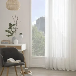 Atmosphera Voilages*Voilage "Georgette" Gris
