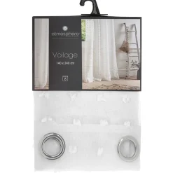 Atmosphera Voilages*Voilage "Lily" Blancivoire