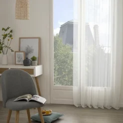Atmosphera Voilages*Voilage "Moly" Blanc