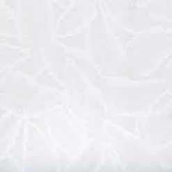 Atmosphera Voilages*Voilage Motif Feuilles "Lazi" Jaunemoutarde